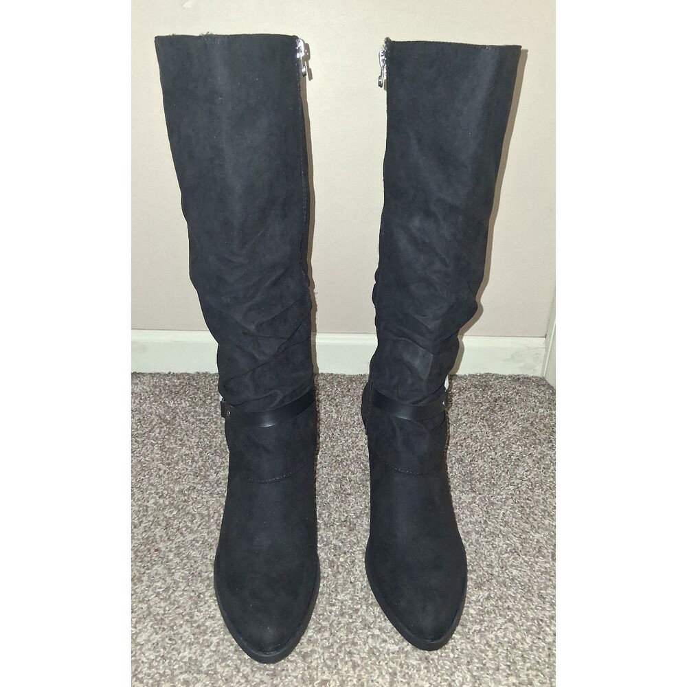 NEW! Women's Blowfish Malibu Carey Zip Boots, Black Size 11M - Picture 3 of 12